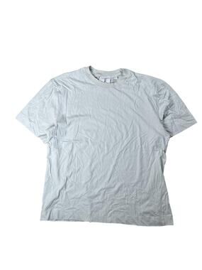 COLLUSION Shirt Mens L Green Cotton Crew Neck Basic Jersey Summer Regular Fit